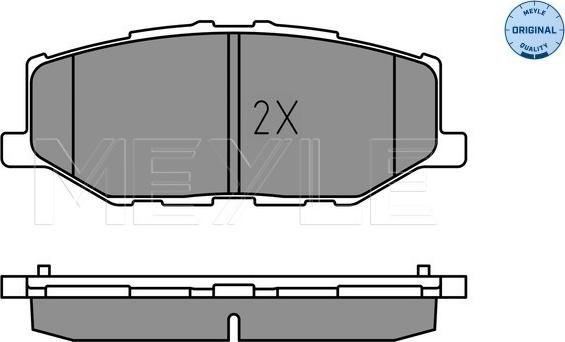 Meyle 025 215 6816 - Set placute frana,frana disc aaoparts.ro