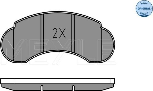 Meyle 025 215 7314 - Set placute frana,frana disc aaoparts.ro