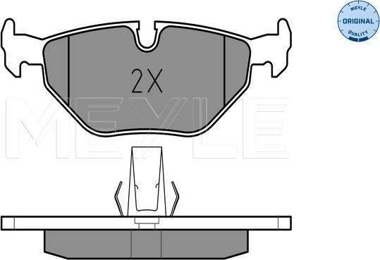 Meyle 025 216 9117 - Set placute frana,frana disc aaoparts.ro