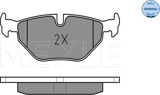 Meyle 025 216 9117 - Set placute frana,frana disc aaoparts.ro