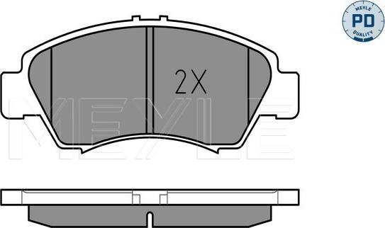 Meyle 025 216 9715/PD - Set placute frana,frana disc aaoparts.ro