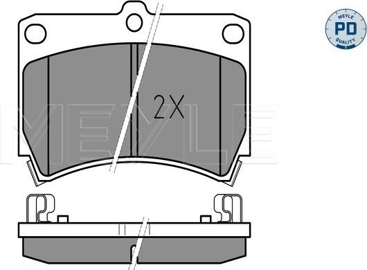 Meyle 025 216 5415/PD - Set placute frana,frana disc aaoparts.ro