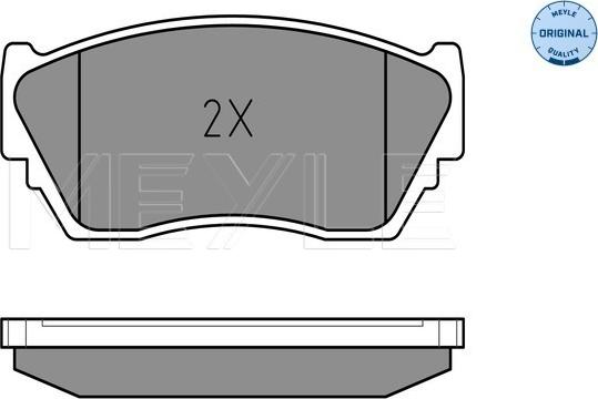 Meyle 025 216 5716/W - Set placute frana,frana disc aaoparts.ro