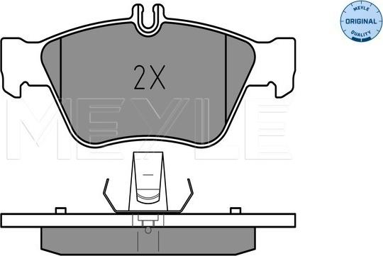 Meyle 025 216 6419 - Set placute frana,frana disc aaoparts.ro