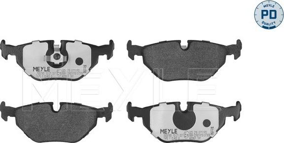 Meyle 025 216 0717/PD - Set placute frana,frana disc aaoparts.ro