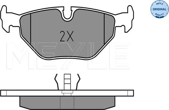 Meyle 025 216 0717 - Set placute frana,frana disc aaoparts.ro