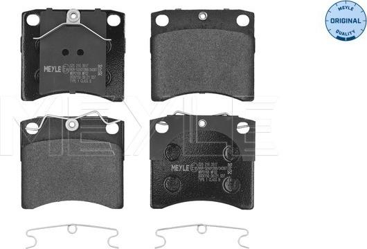 Meyle 025 216 3517 - Set placute frana,frana disc aaoparts.ro