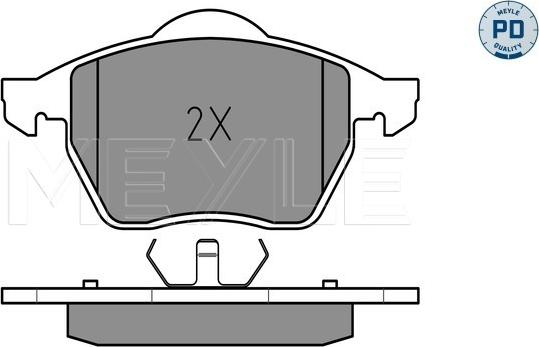 Meyle 025 216 2419/PD - Set placute frana,frana disc aaoparts.ro