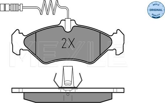 Meyle 025 216 2117 - Set placute frana,frana disc aaoparts.ro