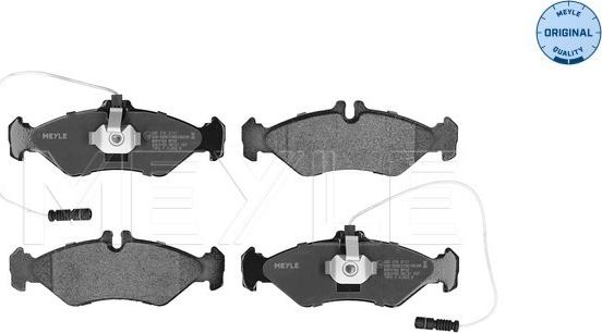 Meyle 025 216 2117 - Set placute frana,frana disc aaoparts.ro