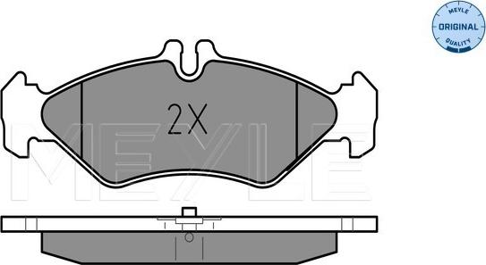 Meyle 025 216 2117 - Set placute frana,frana disc aaoparts.ro