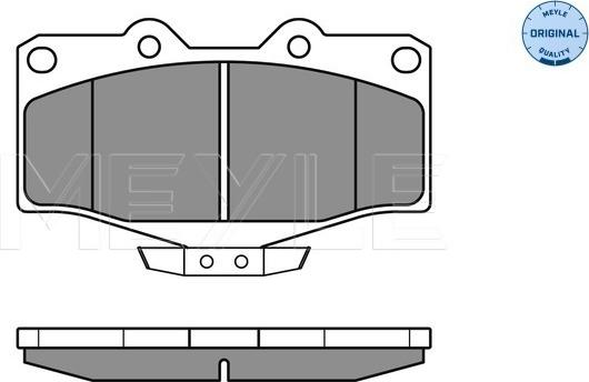 Meyle 025 216 7915/W - Set placute frana,frana disc aaoparts.ro