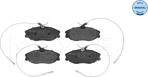 Meyle 025 216 7419/W - Set placute frana,frana disc aaoparts.ro