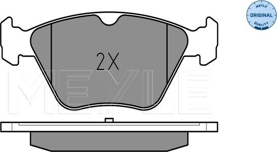 Meyle 025 216 7020 - Set placute frana,frana disc aaoparts.ro