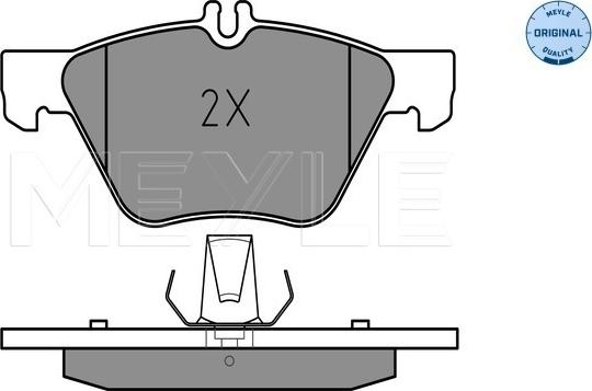 Meyle 025 216 7020 - Set placute frana,frana disc aaoparts.ro