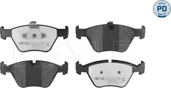 Meyle 025 216 7720/PD - Set placute frana,frana disc aaoparts.ro