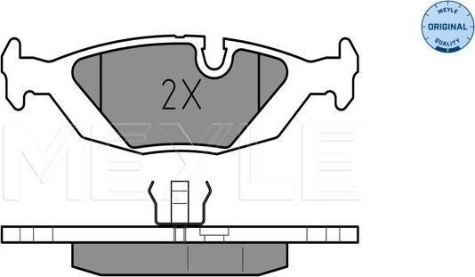 Meyle 025 210 8914 - Set placute frana,frana disc aaoparts.ro