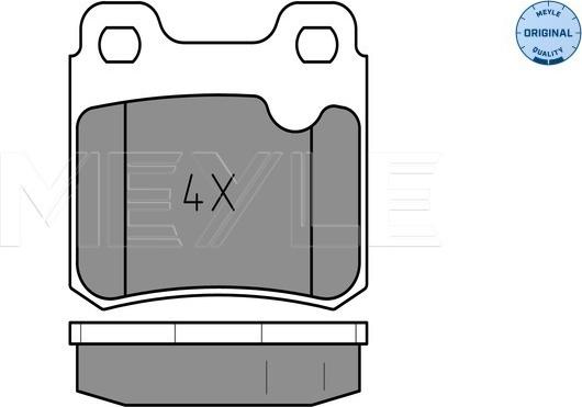 Meyle 025 211 4015 - Set placute frana,frana disc aaoparts.ro