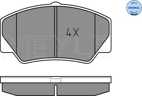 Meyle 025 211 4117 - Set placute frana,frana disc aaoparts.ro