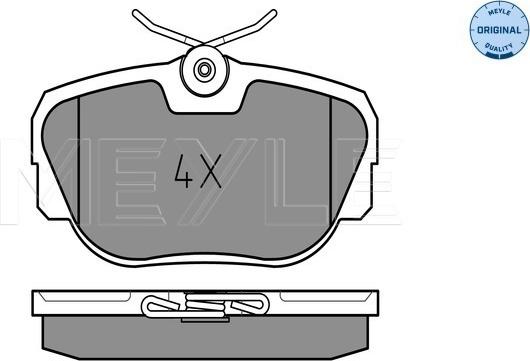 Meyle 025 211 7317 - Set placute frana,frana disc aaoparts.ro