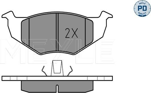 Meyle 025 218 6619/PD - Set placute frana,frana disc aaoparts.ro