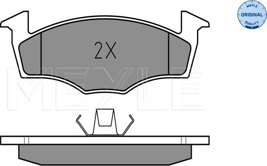 Meyle 025 218 6617 - Set placute frana,frana disc aaoparts.ro