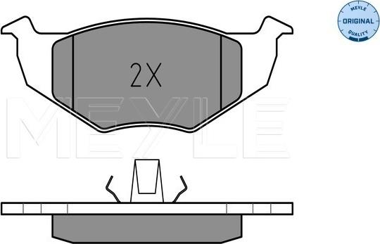 Meyle 025 218 6617 - Set placute frana,frana disc aaoparts.ro