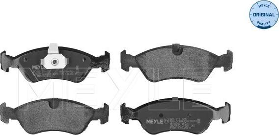 Meyle 025 218 6217 - Set placute frana,frana disc aaoparts.ro