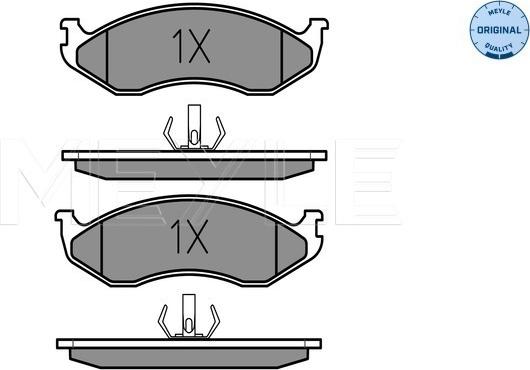 Meyle 025 218 2217 - Set placute frana,frana disc aaoparts.ro