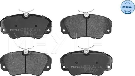 Meyle 025 213 6819 - Set placute frana,frana disc aaoparts.ro