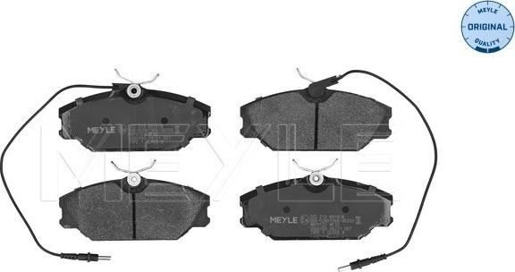 Meyle 025 213 8818/W - Set placute frana,frana disc aaoparts.ro