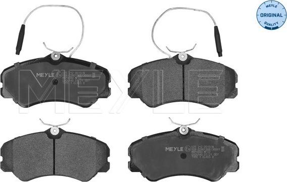 Meyle 025 212 0519/W - Set placute frana,frana disc aaoparts.ro