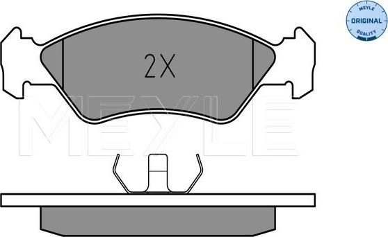 Meyle 025 212 0217 - Set placute frana,frana disc aaoparts.ro