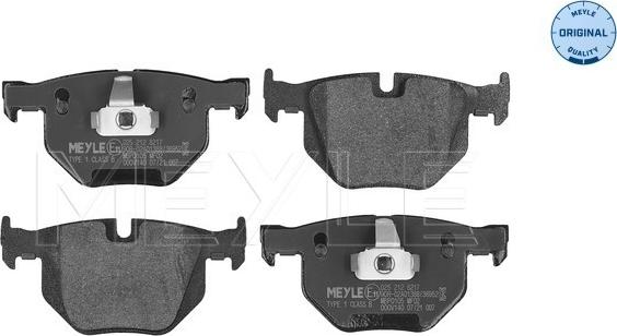 Meyle 025 212 8217 - Set placute frana,frana disc aaoparts.ro