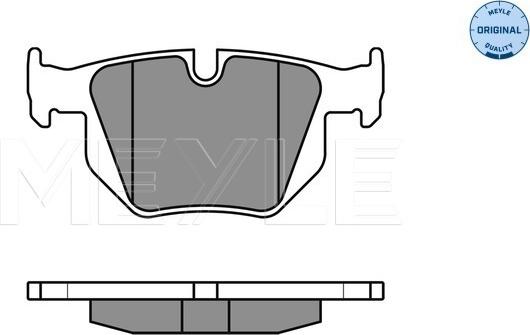 Meyle 025 212 8217 - Set placute frana,frana disc aaoparts.ro