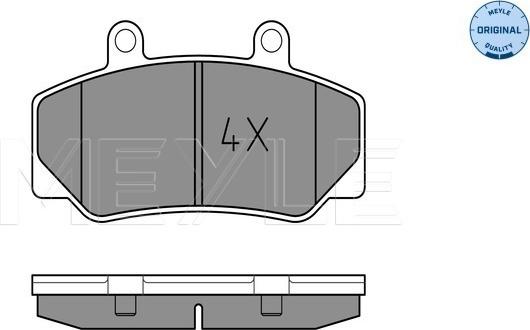 Meyle 025 212 3316 - Set placute frana,frana disc aaoparts.ro