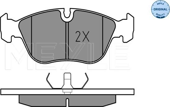 Meyle 025 212 7319 - Set placute frana,frana disc aaoparts.ro