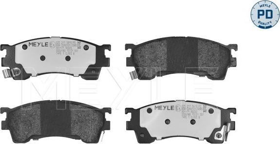 Meyle 025 217 5416/PD - Set placute frana,frana disc aaoparts.ro