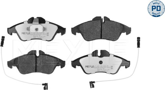 Meyle 025 239 9020/PD - Set placute frana,frana disc aaoparts.ro