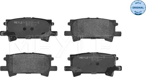 Meyle 025 239 6715 - Set placute frana,frana disc aaoparts.ro