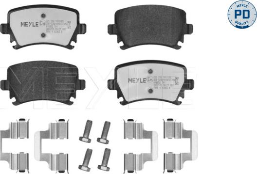 Meyle 025 239 1417/PD - Set placute frana,frana disc aaoparts.ro