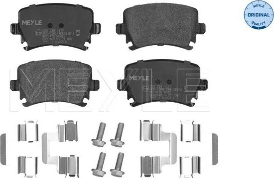 Meyle 025 239 1417 - Set placute frana,frana disc aaoparts.ro