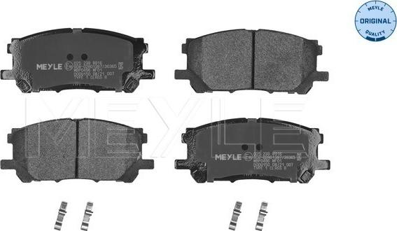 Meyle 025 239 8916 - Set placute frana,frana disc aaoparts.ro