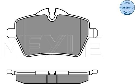 Meyle 025 239 8418 - Set placute frana,frana disc aaoparts.ro