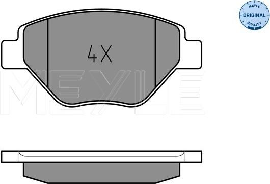 Meyle 025 239 3418 - Set placute frana,frana disc aaoparts.ro