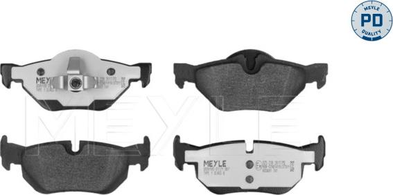 Meyle 025 239 2617/PD - Set placute frana,frana disc aaoparts.ro