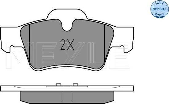 Meyle 025 239 2318 - Set placute frana,frana disc aaoparts.ro