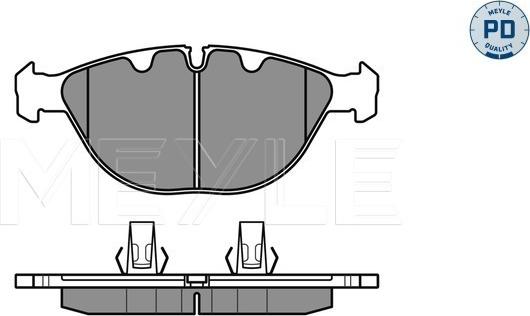 Meyle 025 234 4821/PD - Set placute frana,frana disc aaoparts.ro