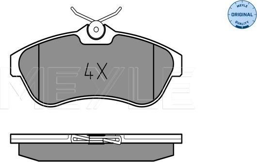 Meyle 025 234 0919 - Set placute frana,frana disc aaoparts.ro