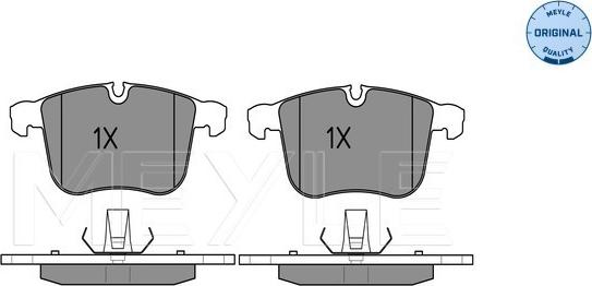 Meyle 025 234 0419 - Set placute frana,frana disc aaoparts.ro